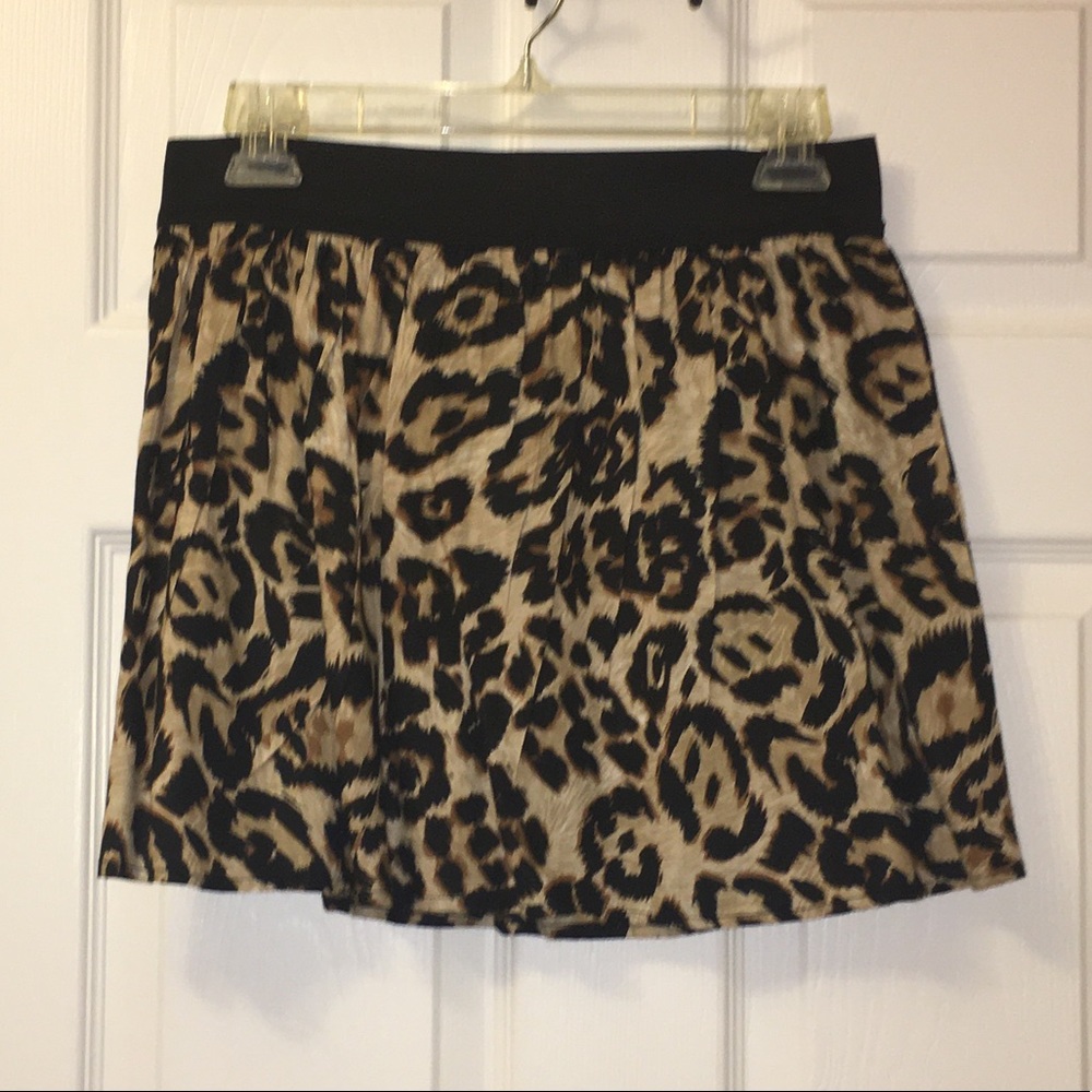 Leopard Print Skirt